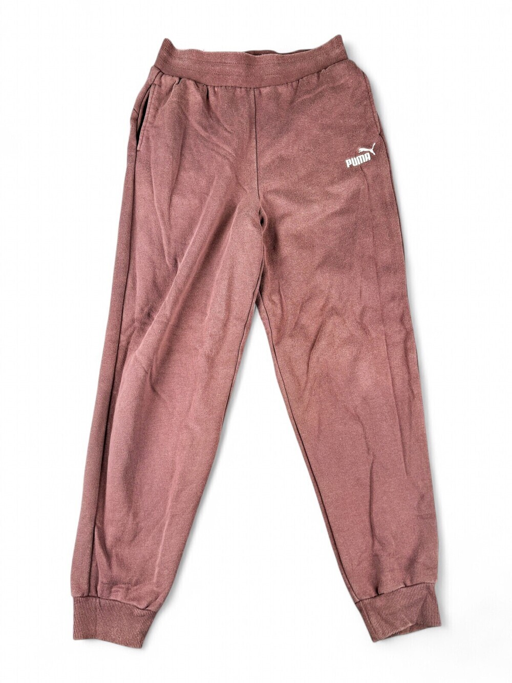 Puma Women's Plum Joggers S - Logo Track Pants, Cuffed Sweatpants
